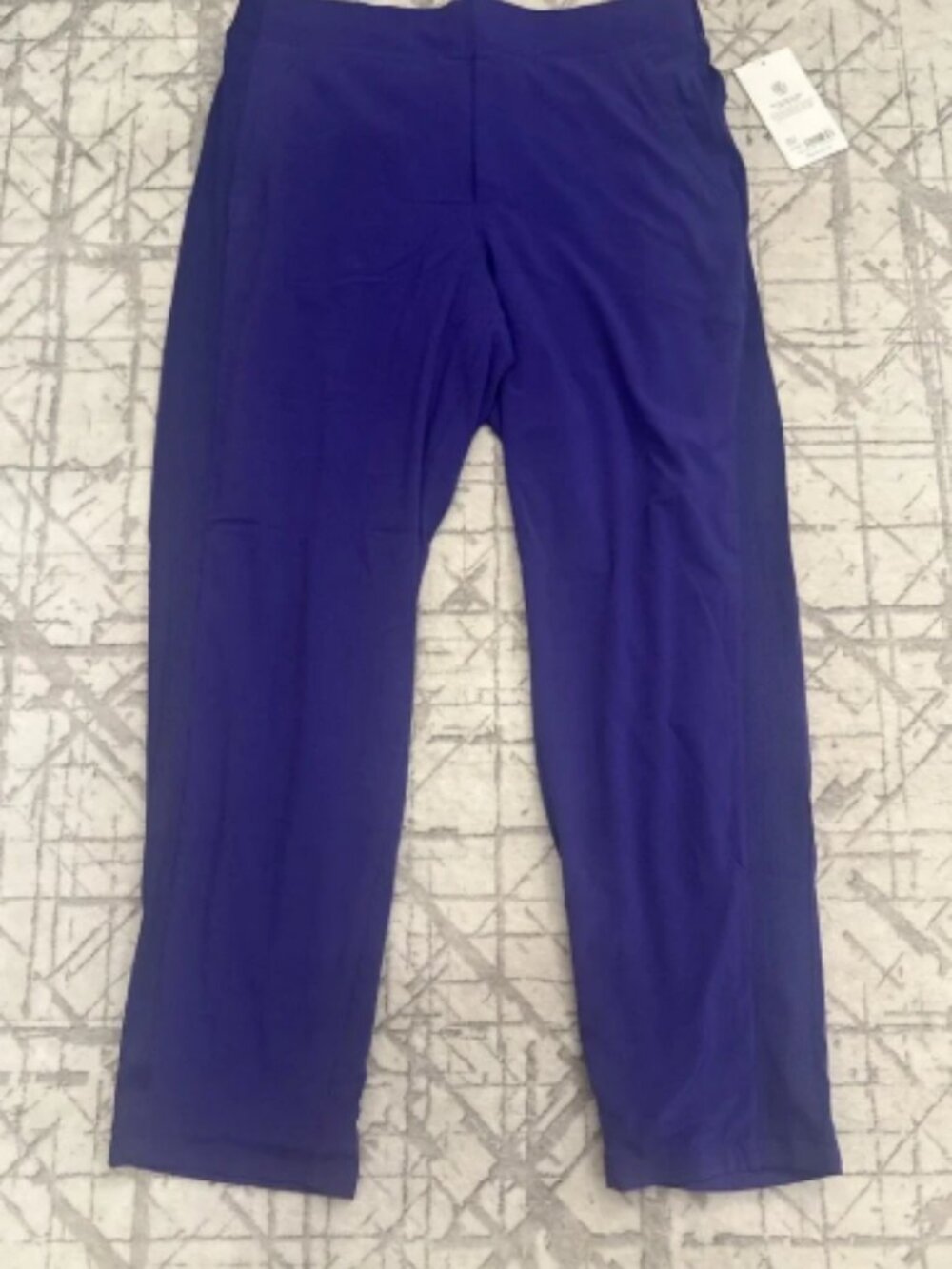 Athleta Brooklyn Lined Pant Purple Ankle Trousers Womens 12 NEW 467191-02-2-0007